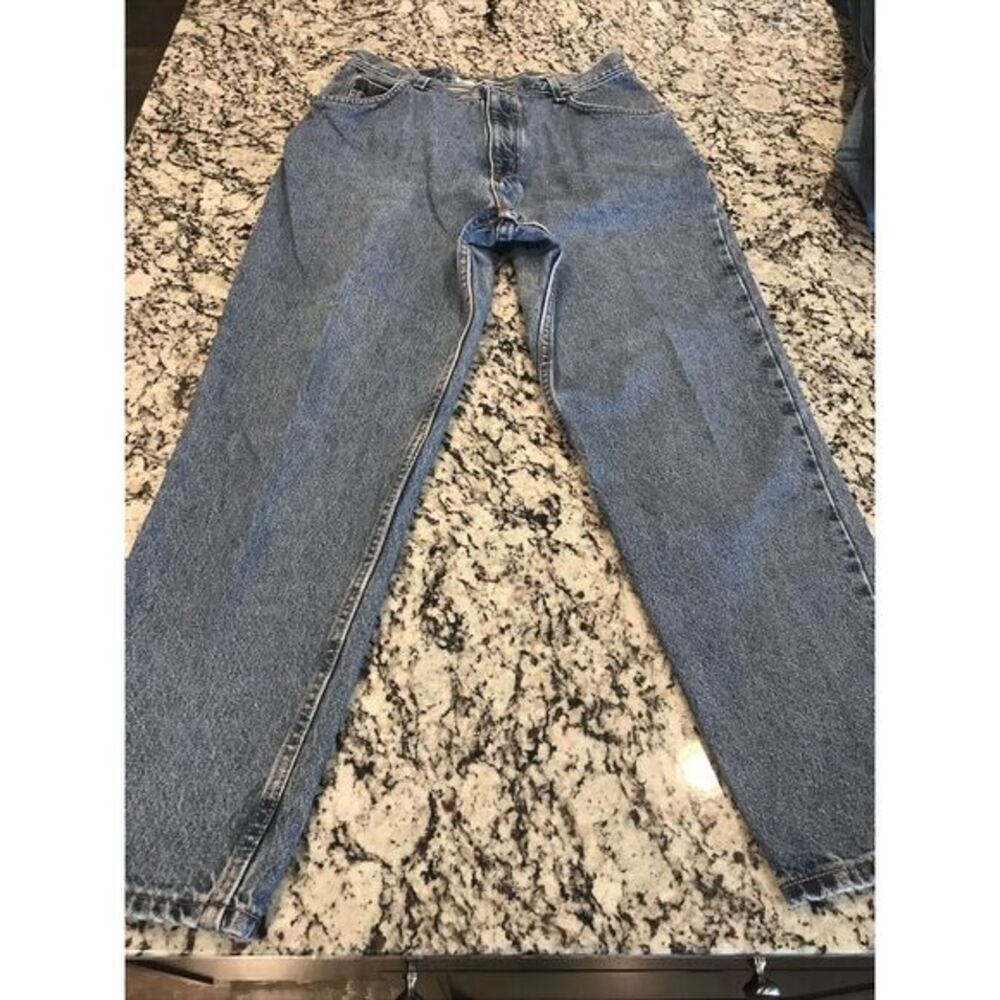Vintage Zena Retro 80s 90s High Waist Jeans Mom Made in USA Women 12petite 28x28 - Picture 10 of 11
